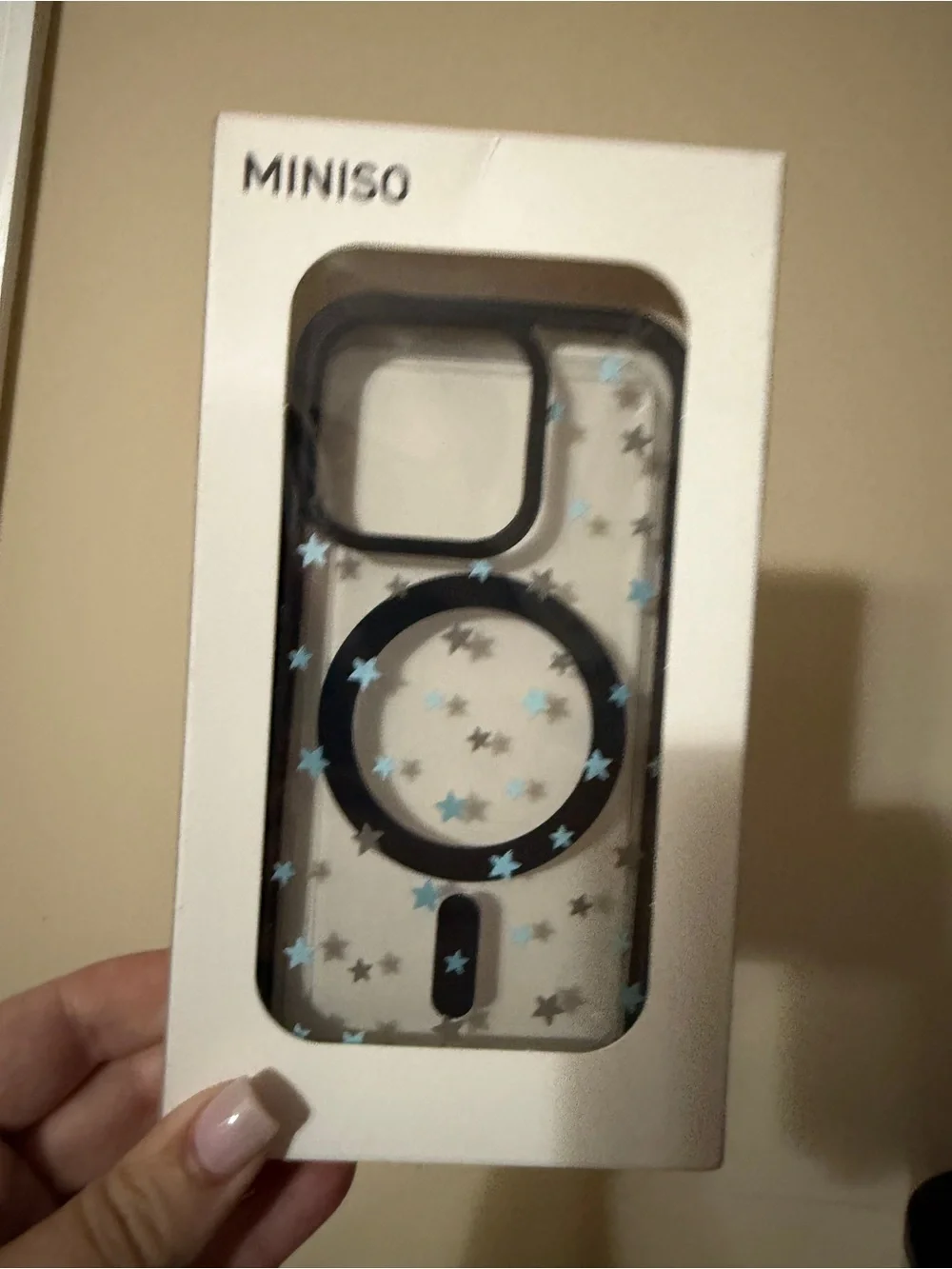 iPhone 16pro case - clear with stars - new in box